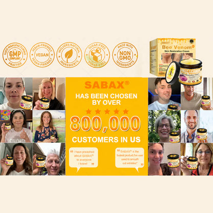Made & Shipped from USA 🎉🎉 𝐒𝐀𝐁𝐀𝐗®🥑 Bee Venom Cream – Firm, Smooth & Rejuvenate Skin for a Youthful-Looking Glow