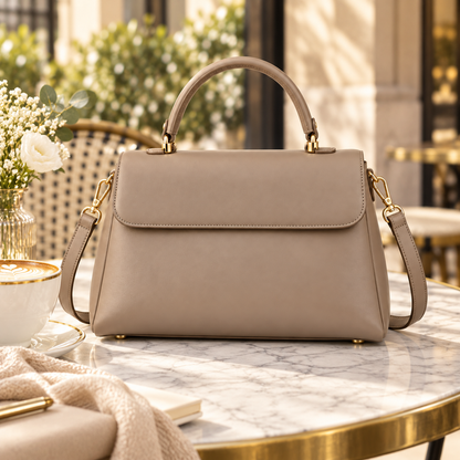 AuraFrame Structured Handbag