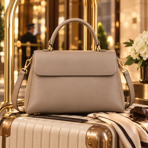 AuraFrame Structured Handbag