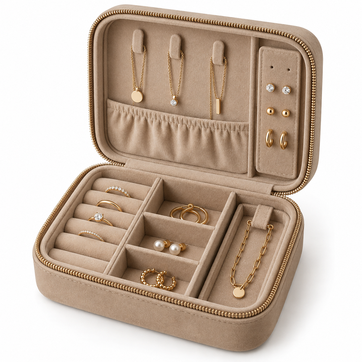 VelvetLine Jewelry Travel Case
