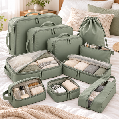 TravelNest Compression Packing Bag Set