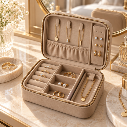 VelvetLine Jewelry Travel Case