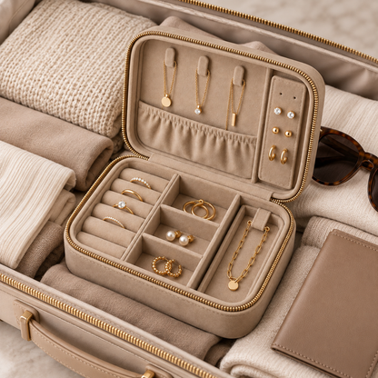 VelvetLine Jewelry Travel Case