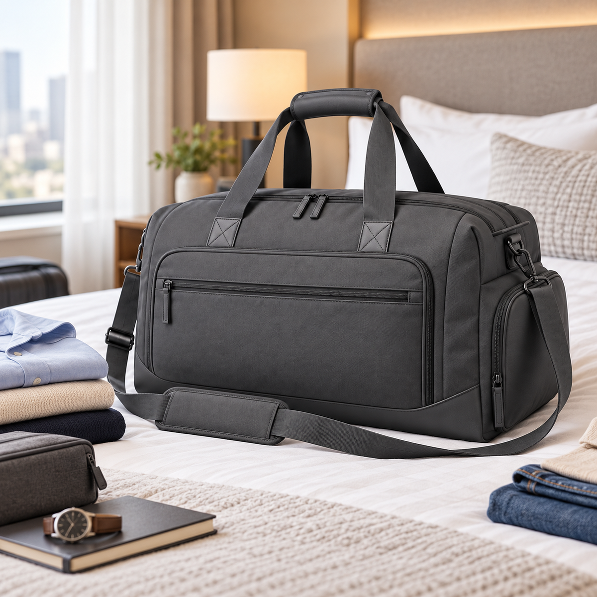 FoldNest Compact Weekender Bag